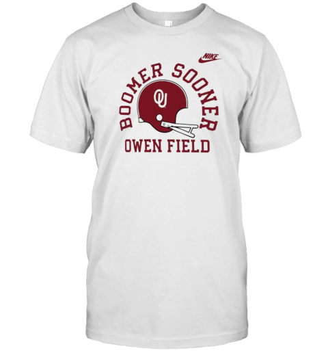 Boomer Sooner Owen Field Helmet T-Shirt