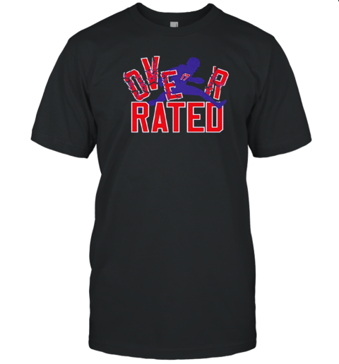 Buffalo Bills Josh Allen #17 Over Rated QB T- Classic Men's T-shirt