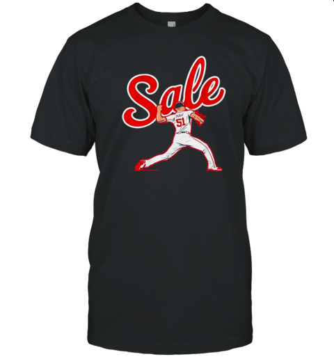 Chris Sale Atlanta Braves MLB Ace Pose T- Classic Men's T-shirt