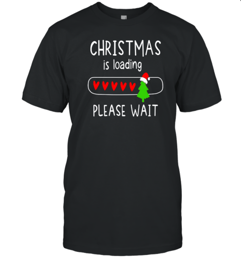 Christmas Is Loading Please Wait Teacher T- Classic Men's T-shirt