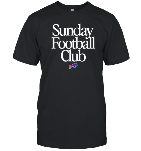 Discover the hottest Buffalo Bills Sunday Football Club T-Shirt