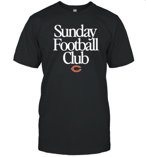 Discover the hottest Chicago Bears Sunday Football Club T-Shirt