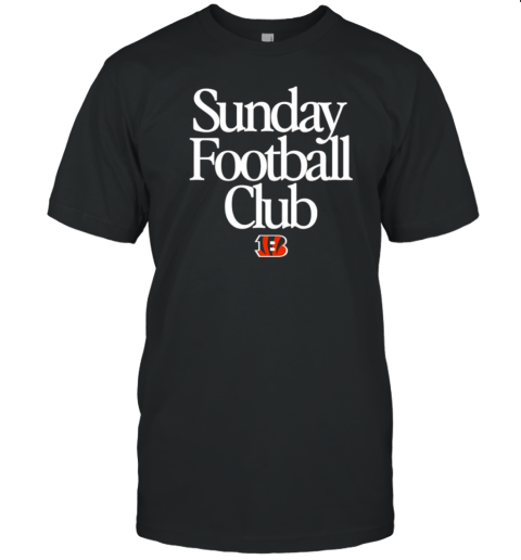 Discover the hottest Cincinnati Bengals Sunday Football Club T-Shirt