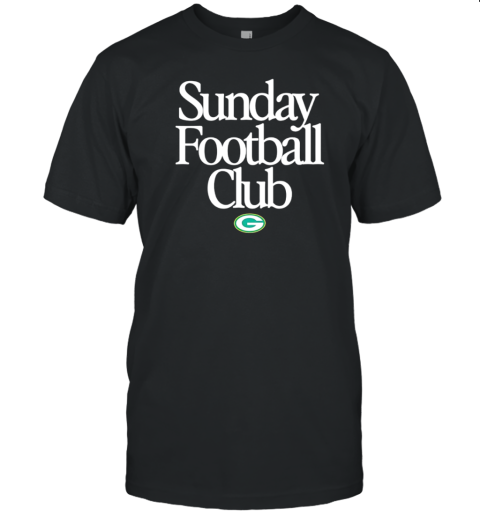 Discover the hottest Green Bay Packers Sunday Football Club T-Shirt