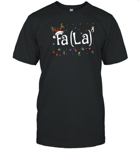 Fa La Christmas Lights T- Classic Men's T-shirt