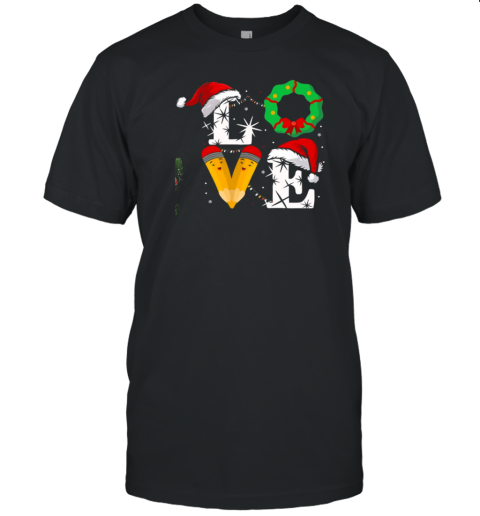 I Love Christmas Teacher T- Classic Men's T-shirt