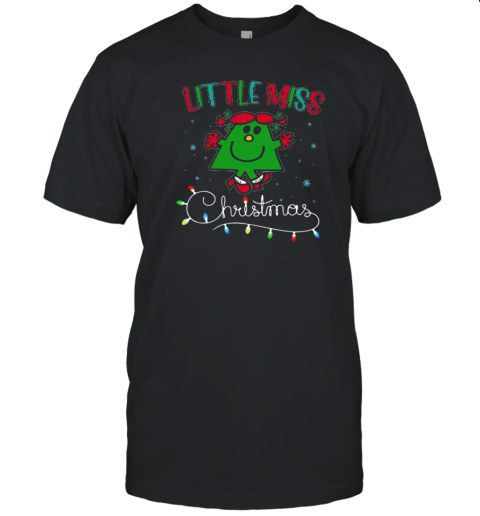 Little Miss Loves Christmas Teacher T- Classic Men's T-shirt