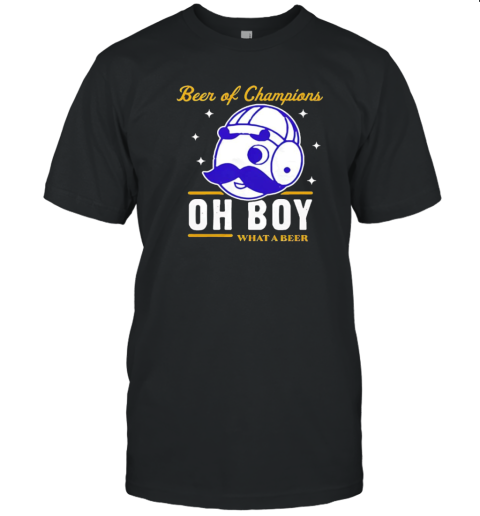 Oh boy what a beer National Bohemian Beer of Champions 2024 T- Classic Men's T-shirt