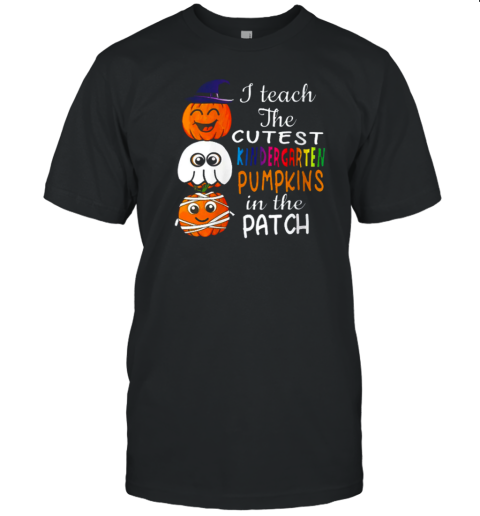 Personalized I Teach The Cutest Pumpkins In The Patch Witch Hat Teacher T- Classic Men's T-shirt