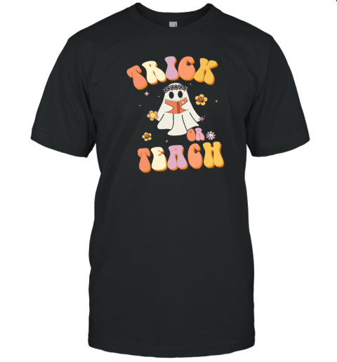 Trick Or Teach Ghost Reading T- Classic Men's T-shirt