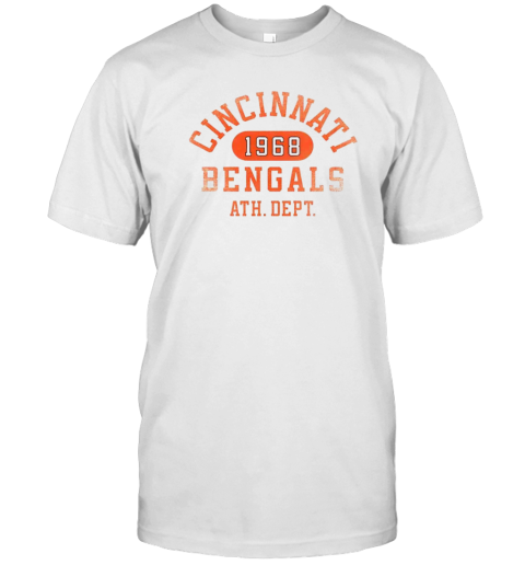 Vintage 1968 Cincinnati Bengals Athletic Club T-Shirt