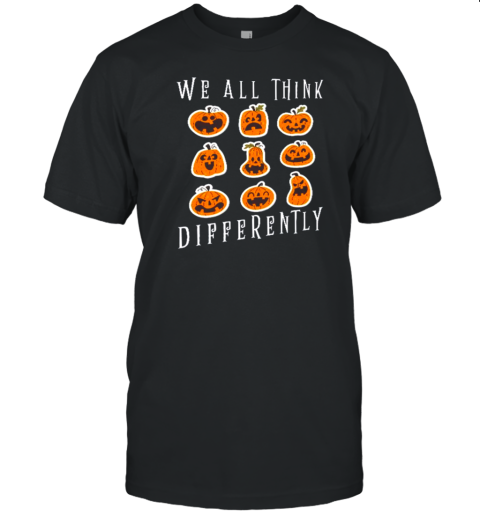 We All Think Differently Teacher T- Classic Men's T-shirt