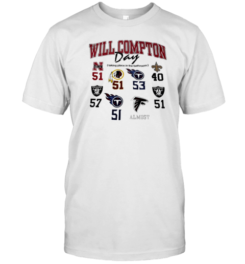 Will Compton Day Taking Place In The Bathroom Almots T- Classic Men's T-shirt