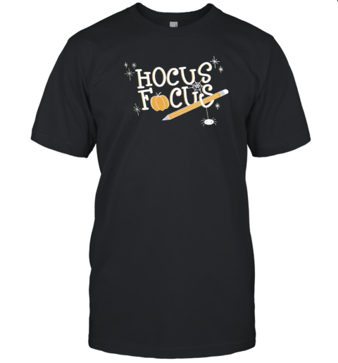 Hocus Focus Pumpkin Pencil T-Shirt