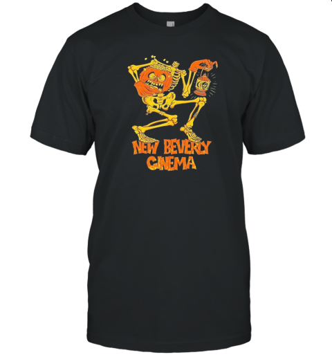 New Beverly cinema skeleton Halloween T-Shirt