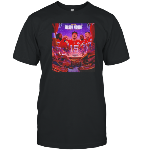 Raven vs Chiefs 2024 Season Kickoff poster T-Shirt