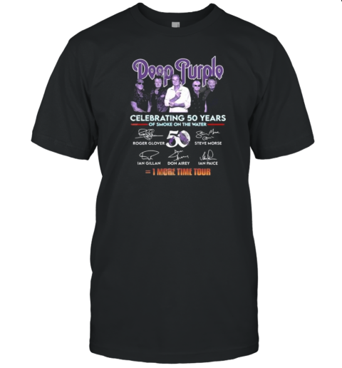 Deep Purple Celebrating 50 Years Of Smoke On The Water One More Time Tour T-Shirt