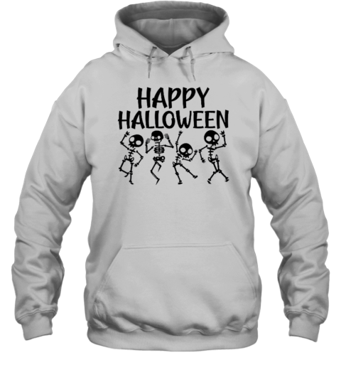 Happy Halloween Dancing Skeleton Teacher T- Unisex Hoodie