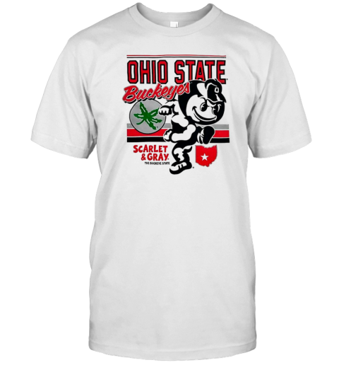 Ohio State Brutus Scarlet And Gray T- Classic Men's T-shirt