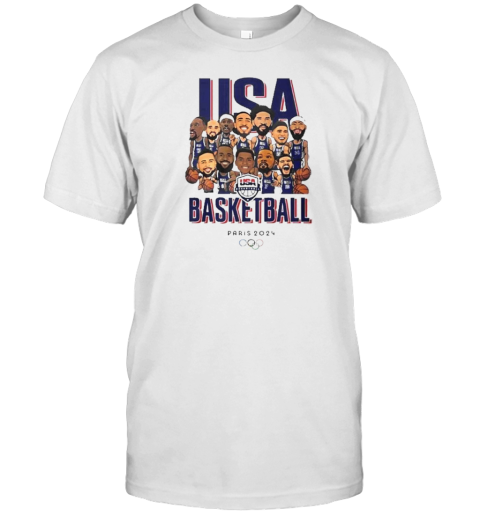 Original Team USA Basketball Olympic Paris 2024 T-Shirt