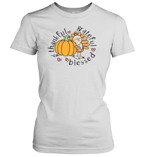 Thankful Grateful Blessed Teacher T- Classic Women's T-shirt