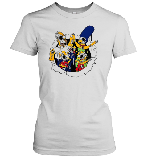 The Simpsons Zombie Characters T- Classic Women's T-shirt