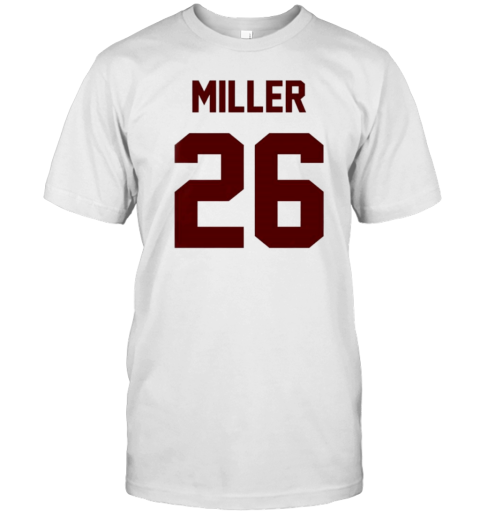 Alabama Football Jam Miller 26 Number And Name T- Classic Men's T-shirt