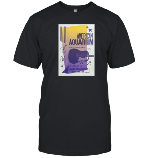 American Aquarium September 8 2024 In Cleveland, OH Tour Poster T- Classic Men's T-shirt