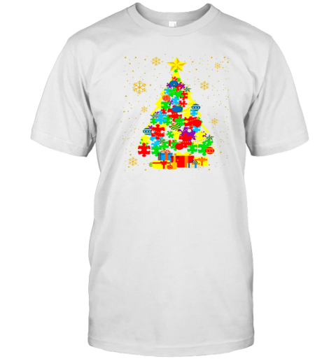 Autism Christmas Trees Teacher T- Classic Men's T-shirt