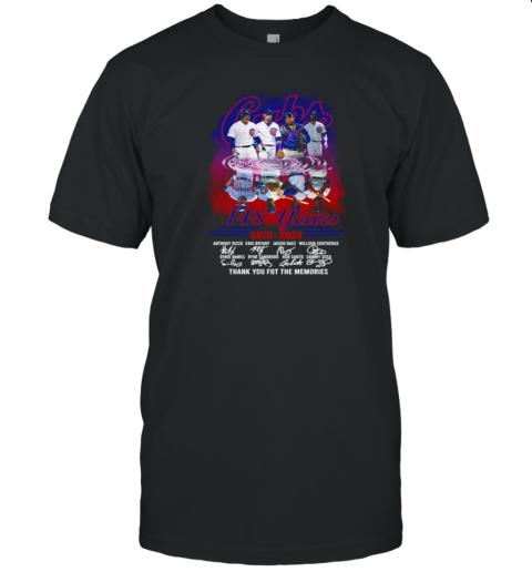 Chicago Cubs 148 Years 1876 2024 Thank You For The Memories T-Shirt