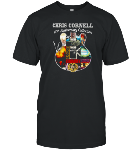 Chris Cornell 40Th Anniversary Collection Best Artist T-Shirt