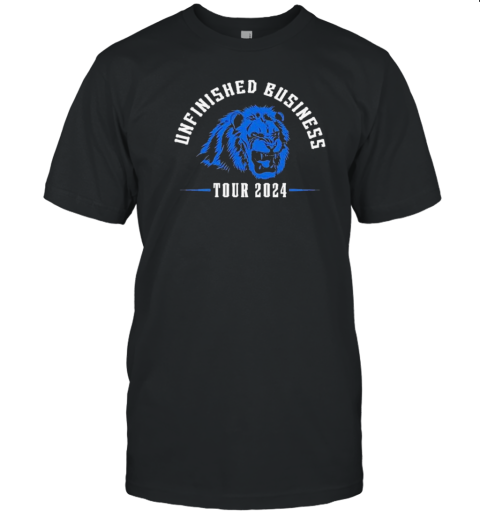 Detroit Lions Unfinished Business Tour 2024 T- Classic Men's T-shirt