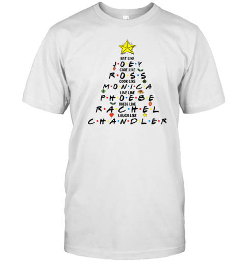 Eat Like Cook Like Christmas Tree Teacher T-Shirt