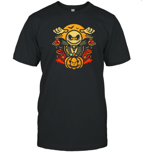 Fall Jack Skellington Halloween T-Shirt