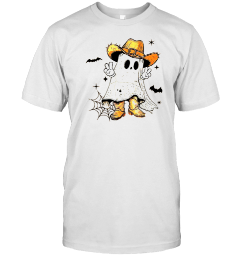 Ghost Funny Halloween Spooky Vibes T-Shirt