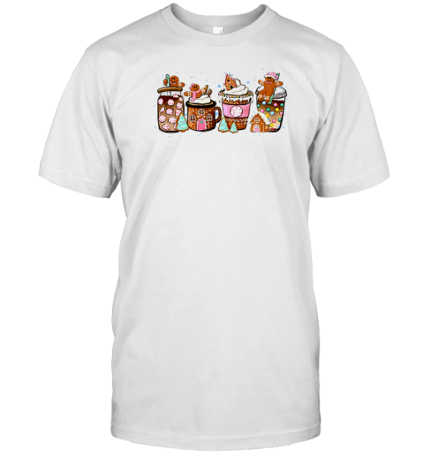 Gingerbread Christmas Coffee Christmas Teacher T- Classic Men's T-shirt