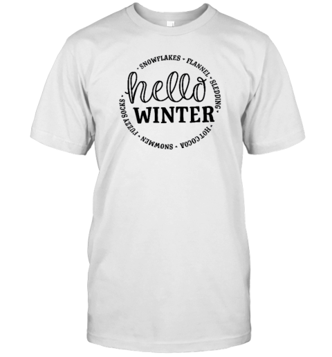 Hello Winter Teacher T- Classic Men's T-shirt