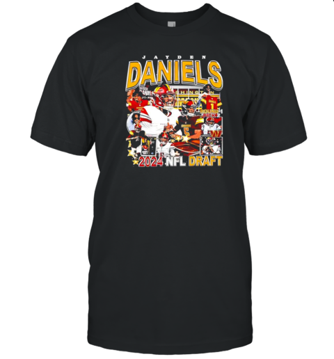 Jayden Daniels Washington Commanders 2024 NFL Draft vintage T-Shirt