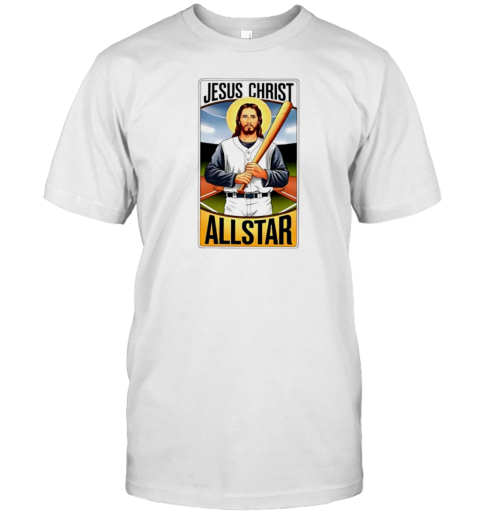 Jesus Christ All Star Baseball Card T- Classic Men's T-shirt