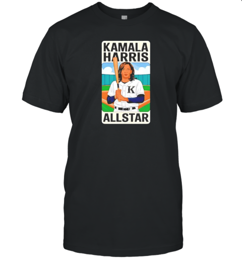 Kamala Harris Allstar baseball card T-Shirt