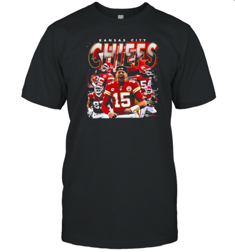 Kansas City Chiefs Patrick Mahomes all team graphic T- Classic Men's T-shirt