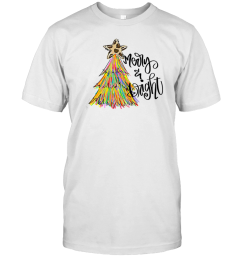 Merry And Bright Teacher T- Classic Men's T-shirt