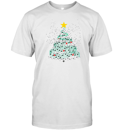 Music Note Christmas Tree Teacher T-Shirt