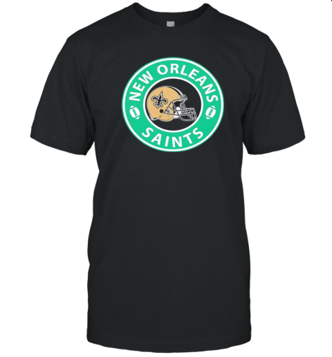 New Orleans Saints football Starbucks Coffee logo T- Classic Men's T-shirt