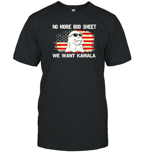 No more boo sheet we want Kamala Ghost Halloween T- Classic Men's T-shirt