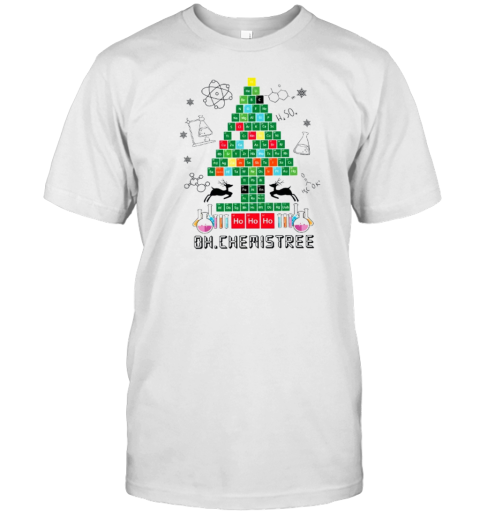 Oh Chemistree Christmas Teacher T-Shirt