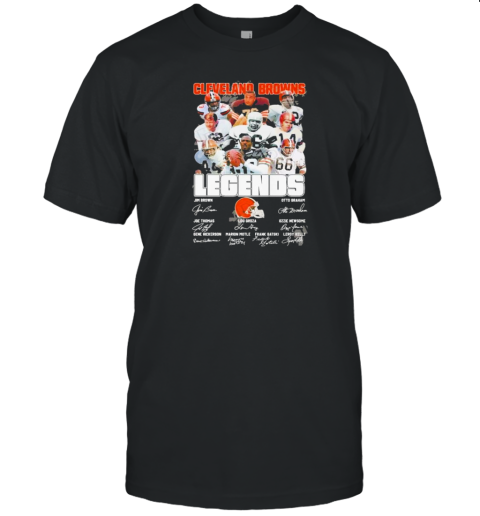 Original Cleveland Browns Legends Sport Team 2024 Signatures T- Classic Men's T-shirt