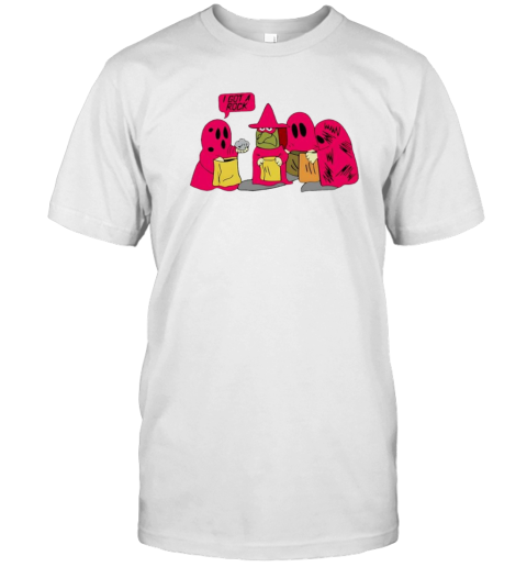 Peanuts I Got A Rock Ghost Halloween Pink T-Shirt