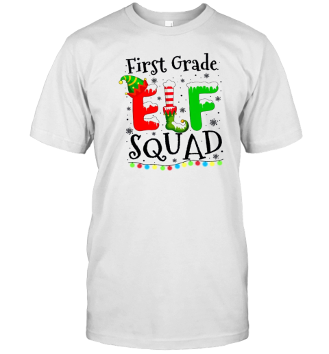 Personalized Elf Squad Teacher T-Shirt