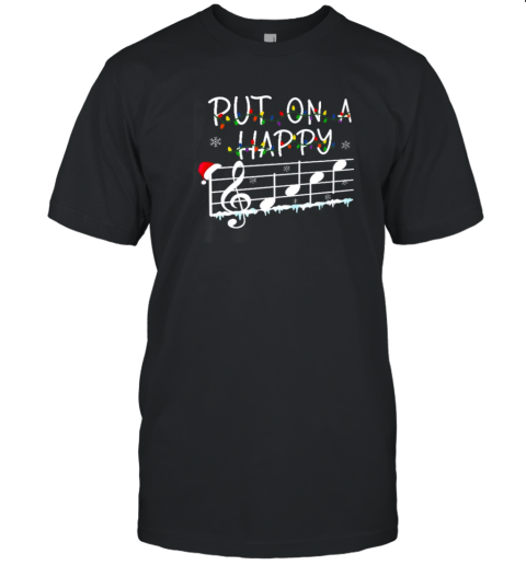 Put On A Happy Music Teacher T- Classic Men's T-shirt